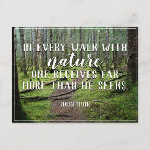 Dans Chaque Promenade Avec Carte Postale Nature