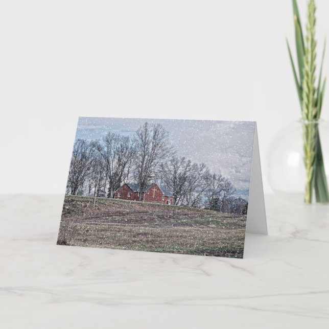 Dans De La Carte Froide De Noël (Devant)