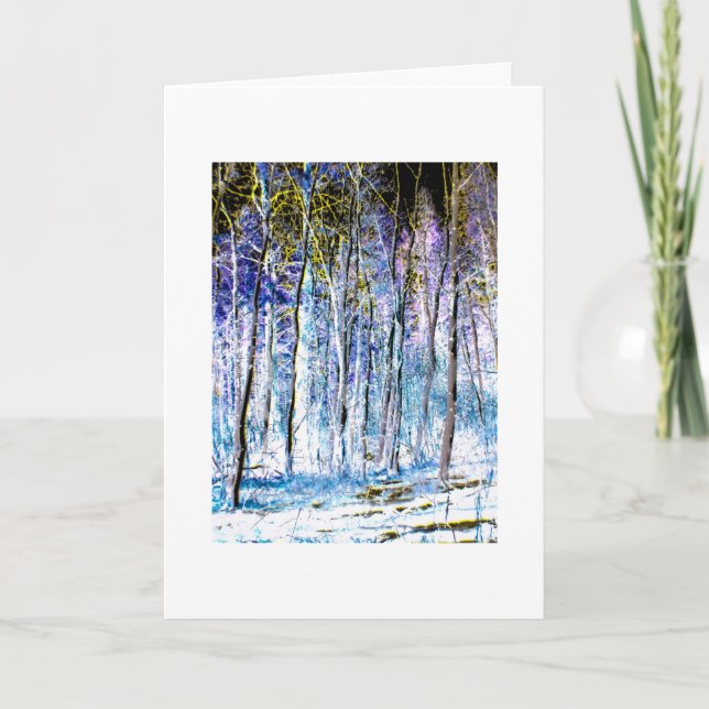 Dans la carte de note Woods (Devant)