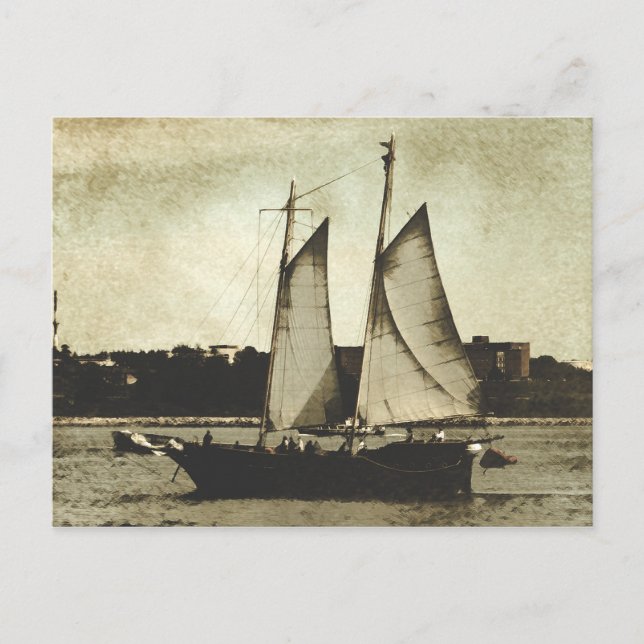 Dans La Carte Postale Du Port (Devant)