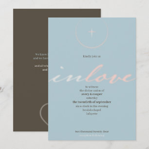 dans la Faire-part de mariage d'amour de Dieu