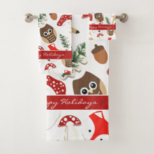 Dans la forêt Motif de Noël