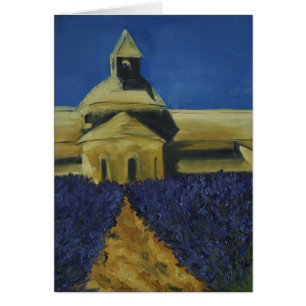 Dans la lavande à l'abbaye de Sénanque