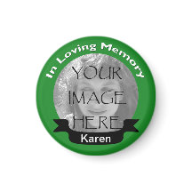 Dans la mémoire amoureuse Photo Magnet vert