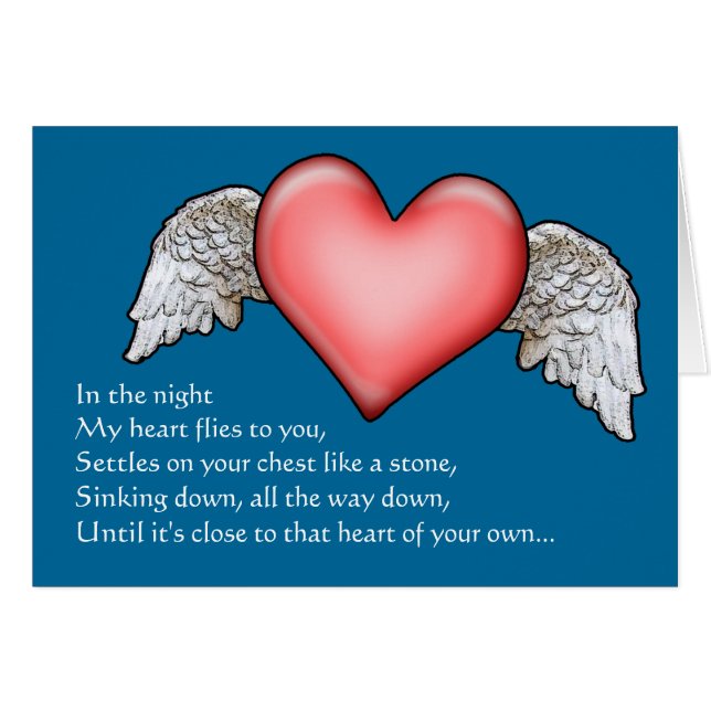 Dans la nuit, mon coeur vous vole... (Devant horizontal)