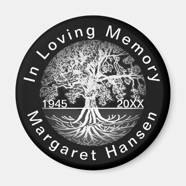 Dans l'arbre de mémoire amoureuse de la vie Magnet (Devant)