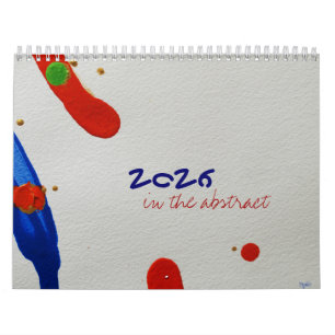 Dans le calendrier 2025 Abstrait