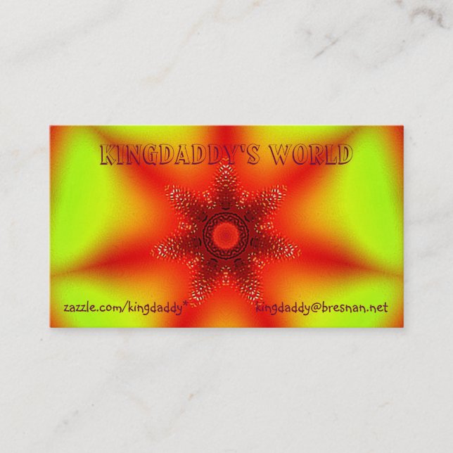 Dans le carte de visite de coeur (Devant)