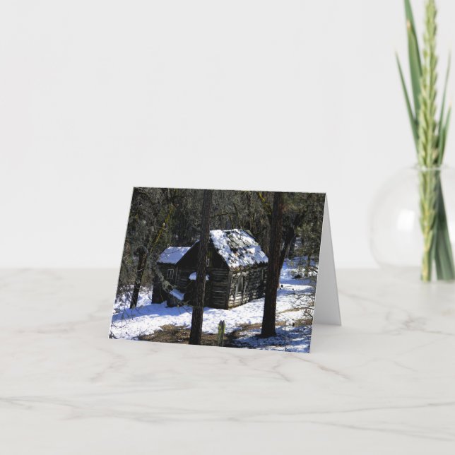 Dans le froid Noël/Hiver.... Carte (Devant)