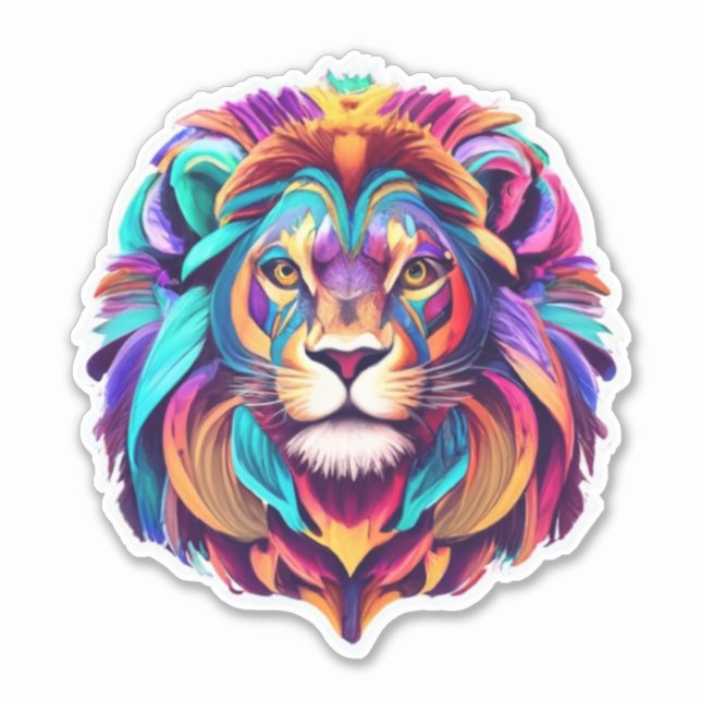 Dans le pack Sticker Wild Lion (Devant)