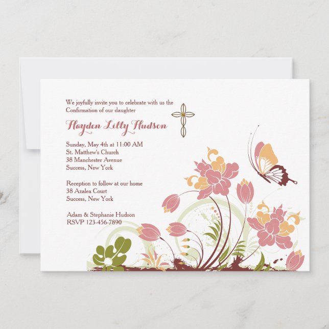 Dans Le Pré Invitation Religieuse (Devant)