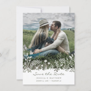 Dans les Prairies Sauvez la date Carte photo