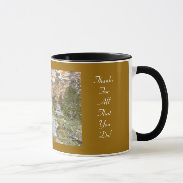 Dans l'exercice de leurs fonctions tasse de café (Droite)