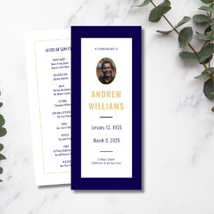 Dans Love Mémoire Funeral Photo Programme Marine G