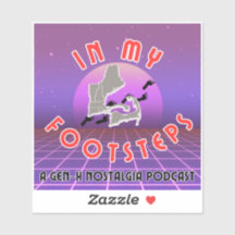 Dans Mes pas Podcast Bumper Sticker 2025 Design