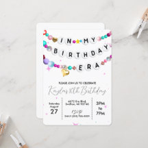 Dans Mon Bracelet D'Amitié Anniversaire Invitation