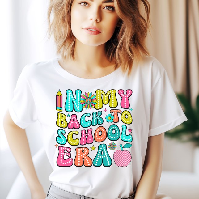 Dans Mon Retour À L'Ère De L'École Teacher Tshirt (Créateur téléchargé)