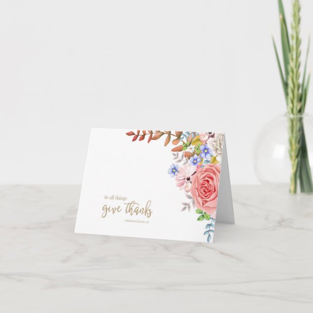 Dans Toutes Les Choses Remercient - 1 Thes. 5:18 (Devant)