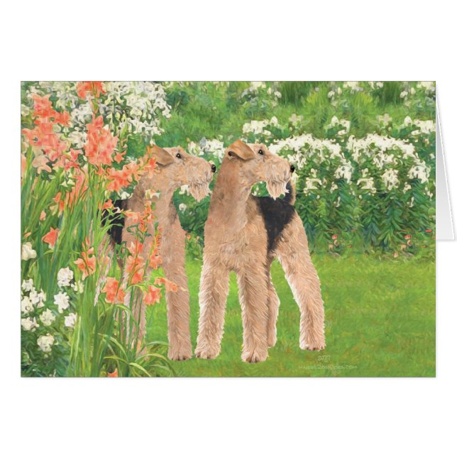 Dans un jardin fleuri (Devant horizontal)