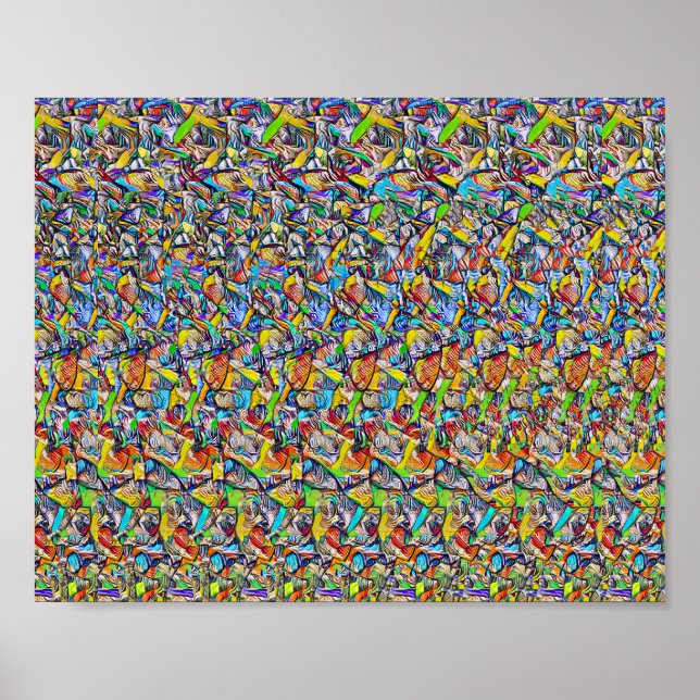 Danse au Brésil - Impression 3D cachée (Devant)