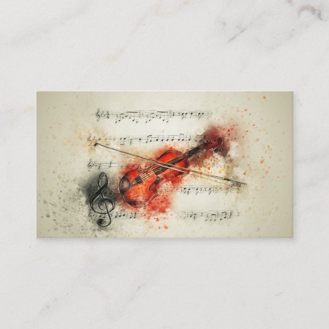 Danse au Carte de visite de musique (Devant)