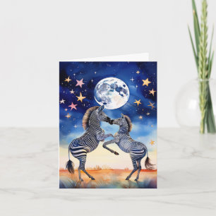 Danse au Clair de Lune Zèbres Amoureux