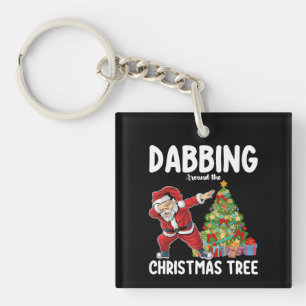 Danse autour de l'arbre de Noël Santa Fêtes