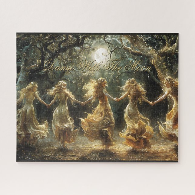 Danse Avec La Lune Jigsaw Puzzle Puzzle (Horizontal)