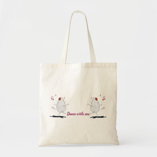 Danse de chats aux Sacs fourre-tout de musique (Devant)