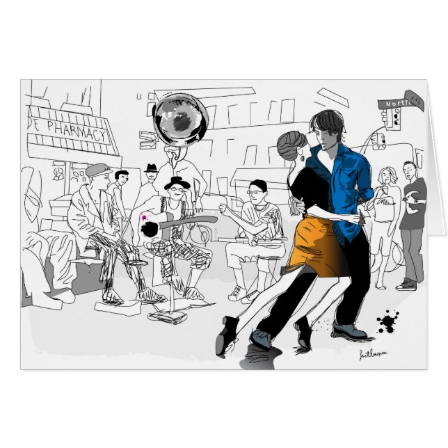 Danse de la Nouvelle-Orléans (Devant horizontal)