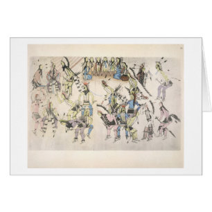 Danse d'herbe (encre sur le papier)