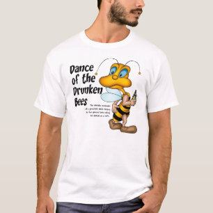 Danse du T-shirt ivre d'abeilles