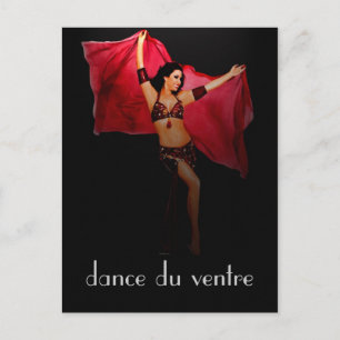 danse du ventre Postcard Postkarte