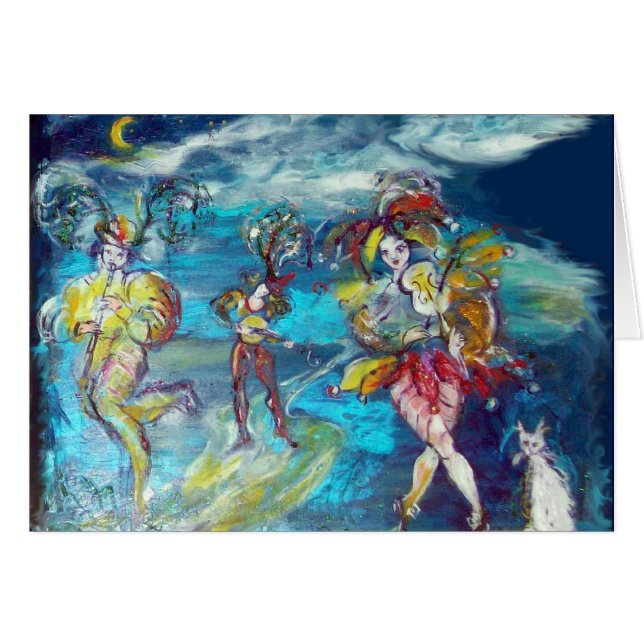 DANSE ET MUSIQUE DANS LA NUIT, Mascarade vénitienn (Devant horizontal)