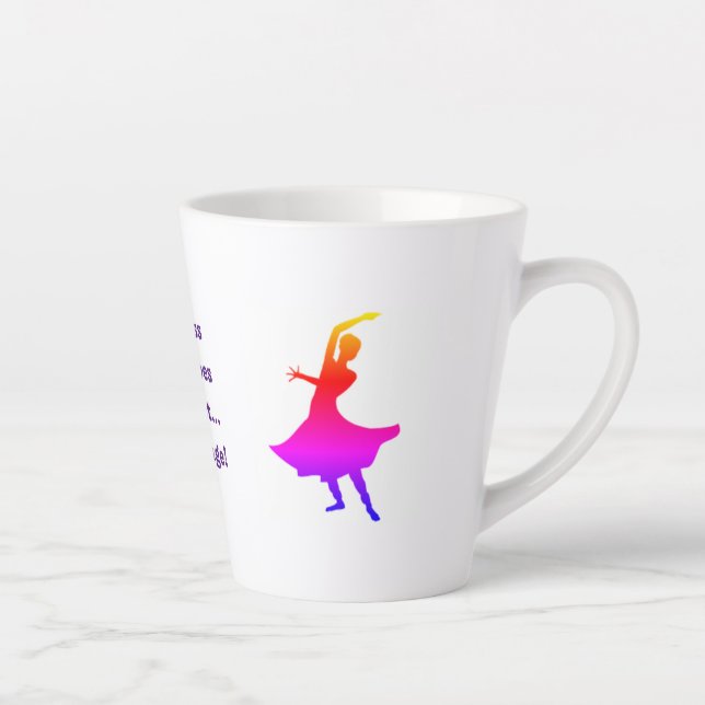 Danse Guru Latte Mug (Droite)