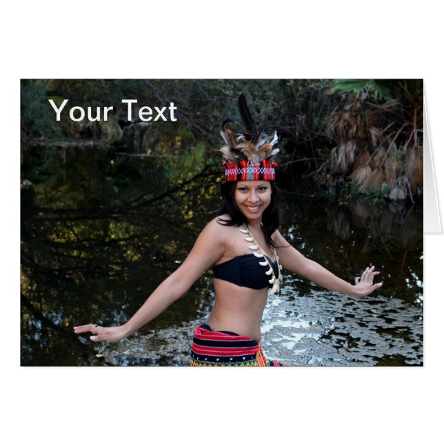 Danse indienne de femme (Devant Horizontal)