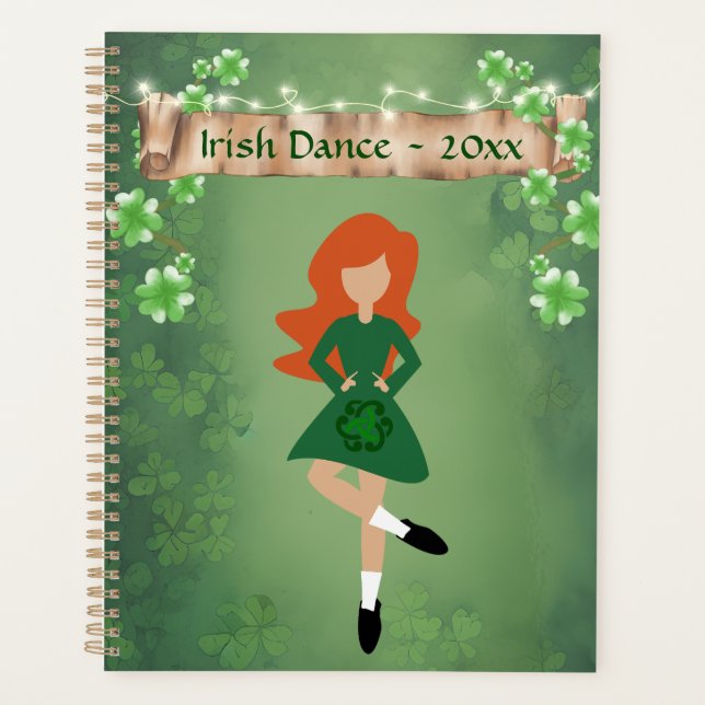 Danse irlandaise avec cheveux rouges et danses de  (Devant)