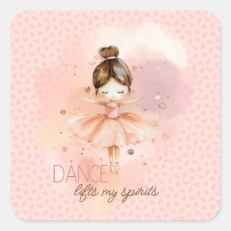 Danse lève Mes esprits stickers Ballet rose
