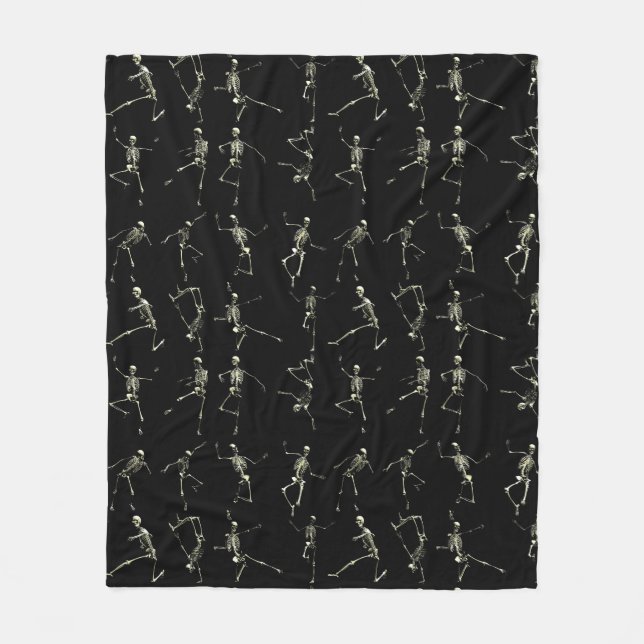 Danse Macabre Fleecedecke (Vorderseite)
