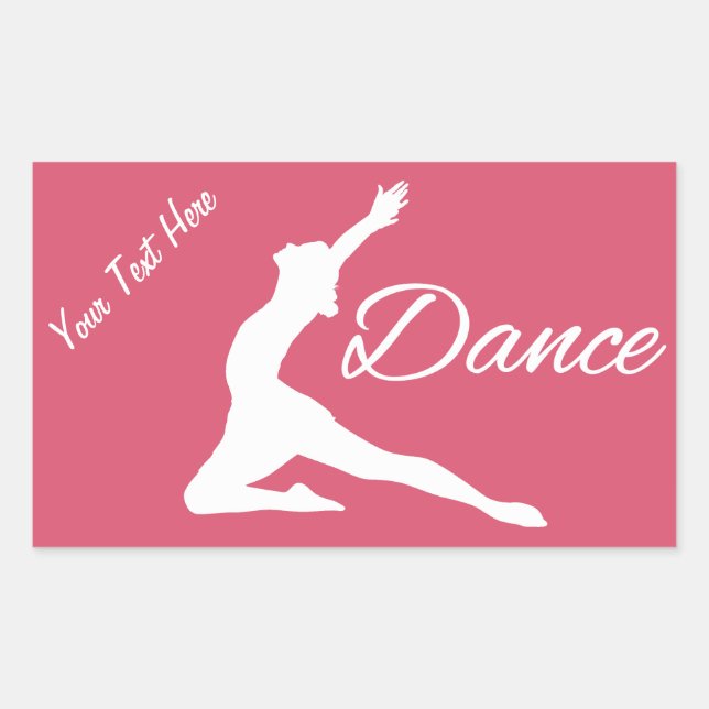 DANSE - texte personnalisé & stickers couleur (Devant)