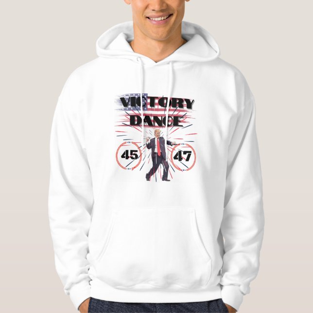 Danse victorieuse Sweat - shirt à capuche du prési (Devant)