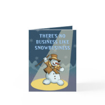 danser bonhomme de neige carte pour notes