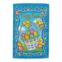Danser Panier de Pâques Drapeau de jardin réversib