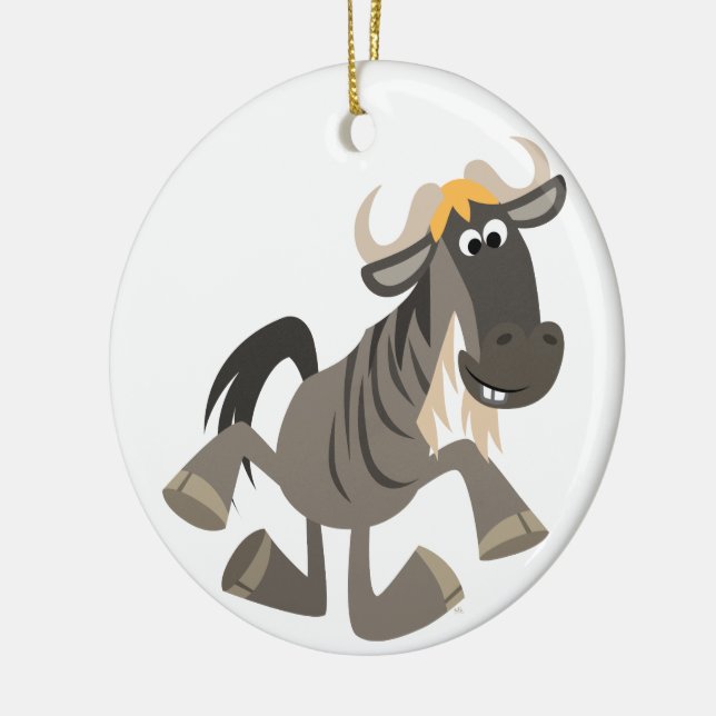 Danser sur bande dessinée Ornement Wildebeest (Gauche)
