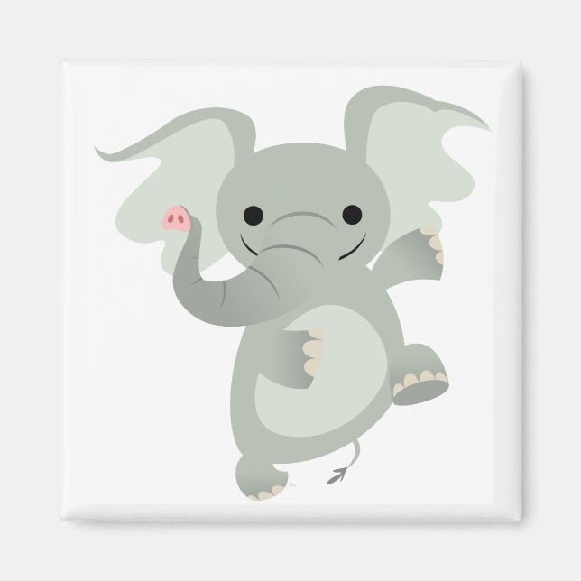 Danser un aimant éléphant (Devant)