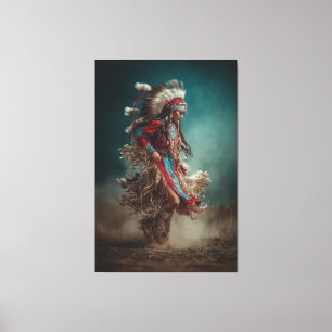 Danseur Amérindien Toile