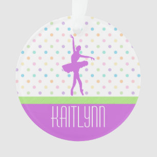 Danseur de tutu Polka-Pointillé par pastel avec l