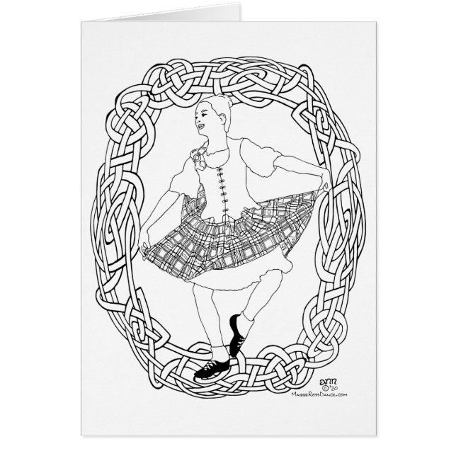 Danseur des Highlands écossais (Devant)