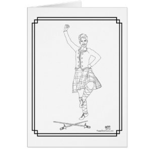 Danseur écossais des Highlands