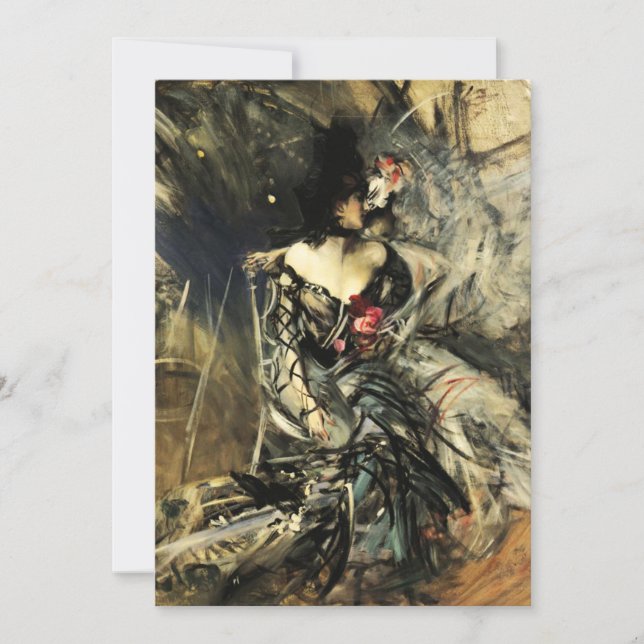 Danseur espagnol aux invitations de fard à joues (Devant)